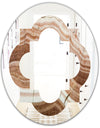 Crystals minerals and stones - Modern Round or Oval Wall Mirror - Quatrefoil