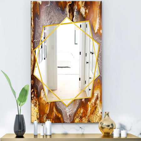 Eye Of The Storm - Modern Mirror - Frameless Contemporary Wall Mirror