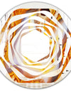Fire With Rrystals - Modern Round or Oval Wall Mirror - Whirl