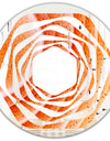 Kazakhstan Red agate macro - Modern Round or Oval Wall Mirror - Whirl