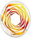 Kazakhstan Brown agate macro - Modern Round or Oval Wall Mirror - Whirl