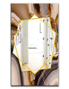 Piece Of Polished Agate Texture - Modern Mirror - Frameless Contemporary Wall Mirror