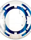 Crystal Stones - Modern Round or Oval Wall Mirror - Space
