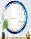 Crystal Stones - Modern Round or Oval Wall Mirror - Triple C