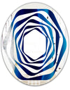 Crystal Stones - Modern Round or Oval Wall Mirror - Whirl