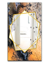 Moss Agate Close Up - Modern Mirror - Frameless Contemporary Wall Mirror