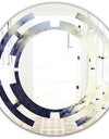Moss Agate bush - Modern Round or Oval Wall Mirror - Space