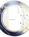 Moss Agate bush - Modern Round or Oval Wall Mirror - Triple C