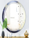 Moss Agate bush - Modern Round or Oval Wall Mirror - Triple C