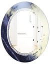Moss Agate bush - Modern Round or Oval Wall Mirror - Triple C