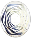 Moss Agate bush - Modern Round or Oval Wall Mirror - Whirl