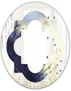 Moss Agate bush - Modern Round or Oval Wall Mirror - Quatrefoil