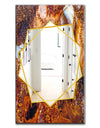 Brown Moss Agate - Modern Mirror - Frameless Contemporary Wall Mirror