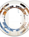 Close Up - Modern Round or Oval Wall Mirror - Space