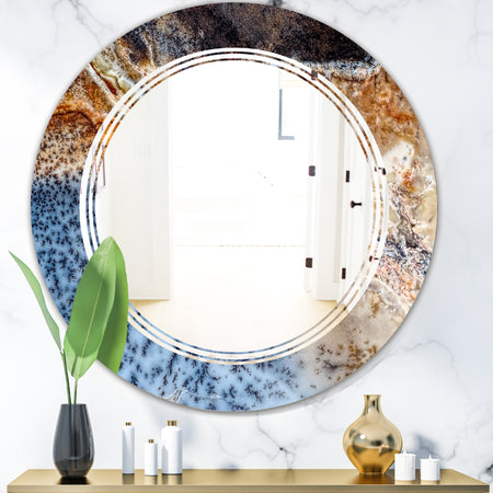 Close Up - Modern Round or Oval Wall Mirror - Triple C
