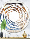 Close Up - Modern Round or Oval Wall Mirror - Whirl