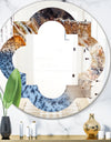 Close Up - Modern Round or Oval Wall Mirror - Quatrefoil