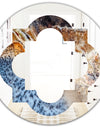 Close Up - Modern Round or Oval Wall Mirror - Quatrefoil