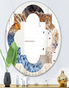 Close Up - Modern Round or Oval Wall Mirror - Quatrefoil