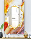 Colors Of The Sun Agate - Modern Mirror - Frameless Contemporary Wall Mirror