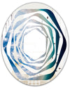Agate beautiful colorful slices and texture - Modern Round or Oval Wall Mirror - Whirl