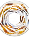 Natural brown agate - Modern Round or Oval Wall Mirror - Whirl