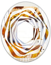 Natural brown agate - Modern Round or Oval Wall Mirror - Whirl