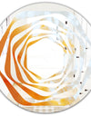 True Yellow Stone - Modern Round or Oval Wall Mirror - Whirl
