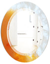 True Yellow Stone - Modern Round or Oval Wall Mirror - Triple C