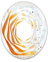 True Yellow Stone - Modern Round or Oval Wall Mirror - Whirl