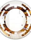 Sand Close Up - Modern Round or Oval Wall Mirror - Space