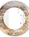 Sand Close Up - Modern Round or Oval Wall Mirror - Wave