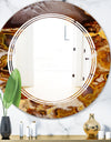 Sand Close Up - Modern Round or Oval Wall Mirror - Triple C