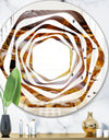 Sand Close Up - Modern Round or Oval Wall Mirror - Whirl