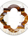 Sand Close Up - Modern Round or Oval Wall Mirror - Quatrefoil