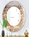 Sand Close Up - Modern Round or Oval Wall Mirror - Wave