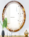 Sand Close Up - Modern Round or Oval Wall Mirror - Triple C