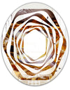 Sand Close Up - Modern Round or Oval Wall Mirror - Whirl