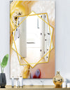 Natural Brown Banded Agate - Modern Mirror - Frameless Contemporary Wall Mirror