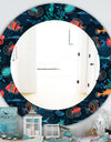 Costal Creatures 2 - Traditional Mirror - Frameless Oval or Round Wall Mirror