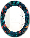 Costal Creatures 2 - Traditional Mirror - Frameless Oval or Round Wall Mirror