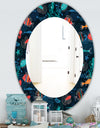 Costal Creatures 2 - Traditional Mirror - Frameless Oval or Round Wall Mirror