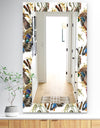 Illustration Of Colored Duck - Traditional Mirror - Frameless Vanity Mirror