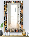 Feathers 1 - Bohemian and Eclectic Mirror - Frameless Wall Mirror