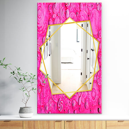 Summer HawaIIn Flowers - Traditional Mirror - Frameless Wall Mirror