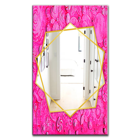 Summer HawaIIn Flowers - Traditional Mirror - Frameless Wall Mirror