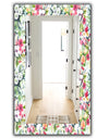 Pink Blossom 2 - Traditional Mirror - Frameless Wall Mirror