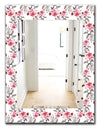 Pink Blossom 3 - Farmhouse Mirror - Vanity Mirror