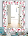 Pink Blossom 3 - Farmhouse Mirror - Vanity Mirror