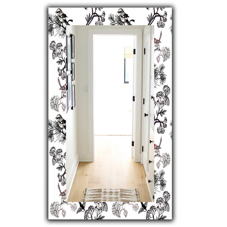Black & White 1 - Traditional Mirror - Wall Mirror